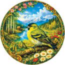 Деревянный пазл "Чижик", 30х30см, 223 детали