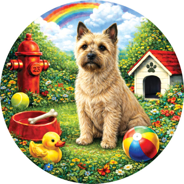 Деревянный пазл Керн-терьер, Мир собак / 30х30см