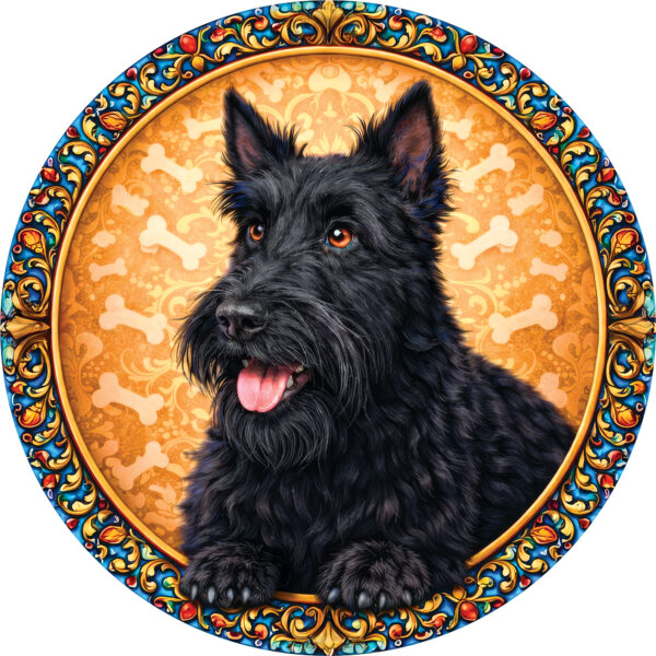 Деревянный пазл Шотландский терьер (скотчтерьер), Мир собак / 30х30см