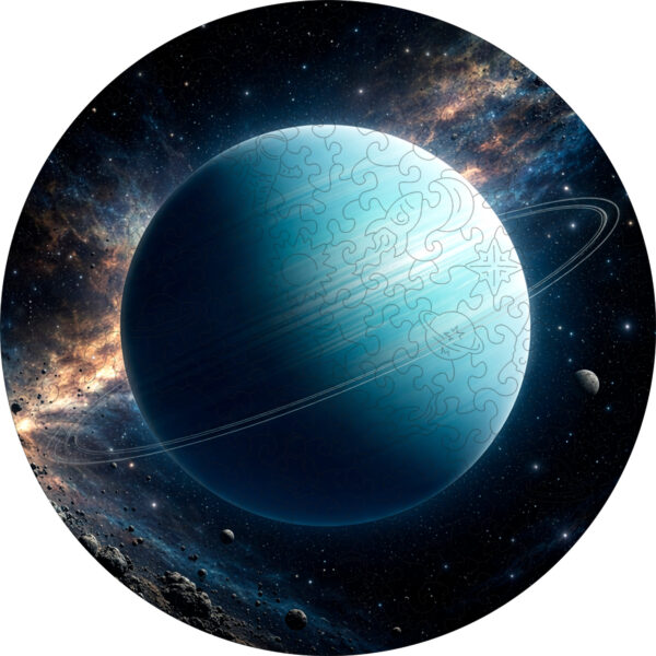 Деревянный пазл «Уран» / 30х30см, 195 деталей