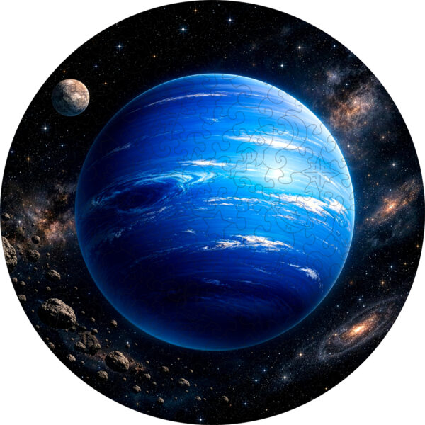 Деревянный пазл «Нептун» / 30х30см, 195 деталей