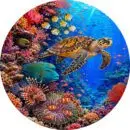 Деревянный пазл "Красное море" / 30см, 200 деталей